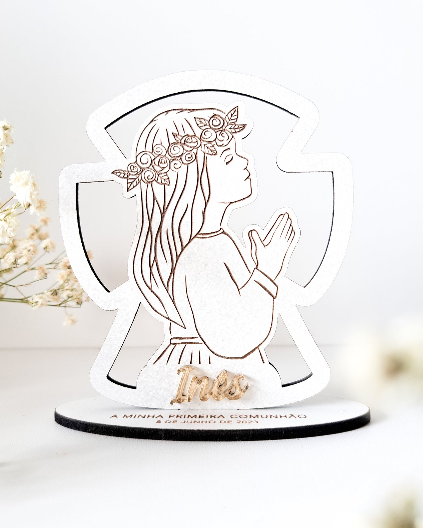 Lembrança Menina Oração