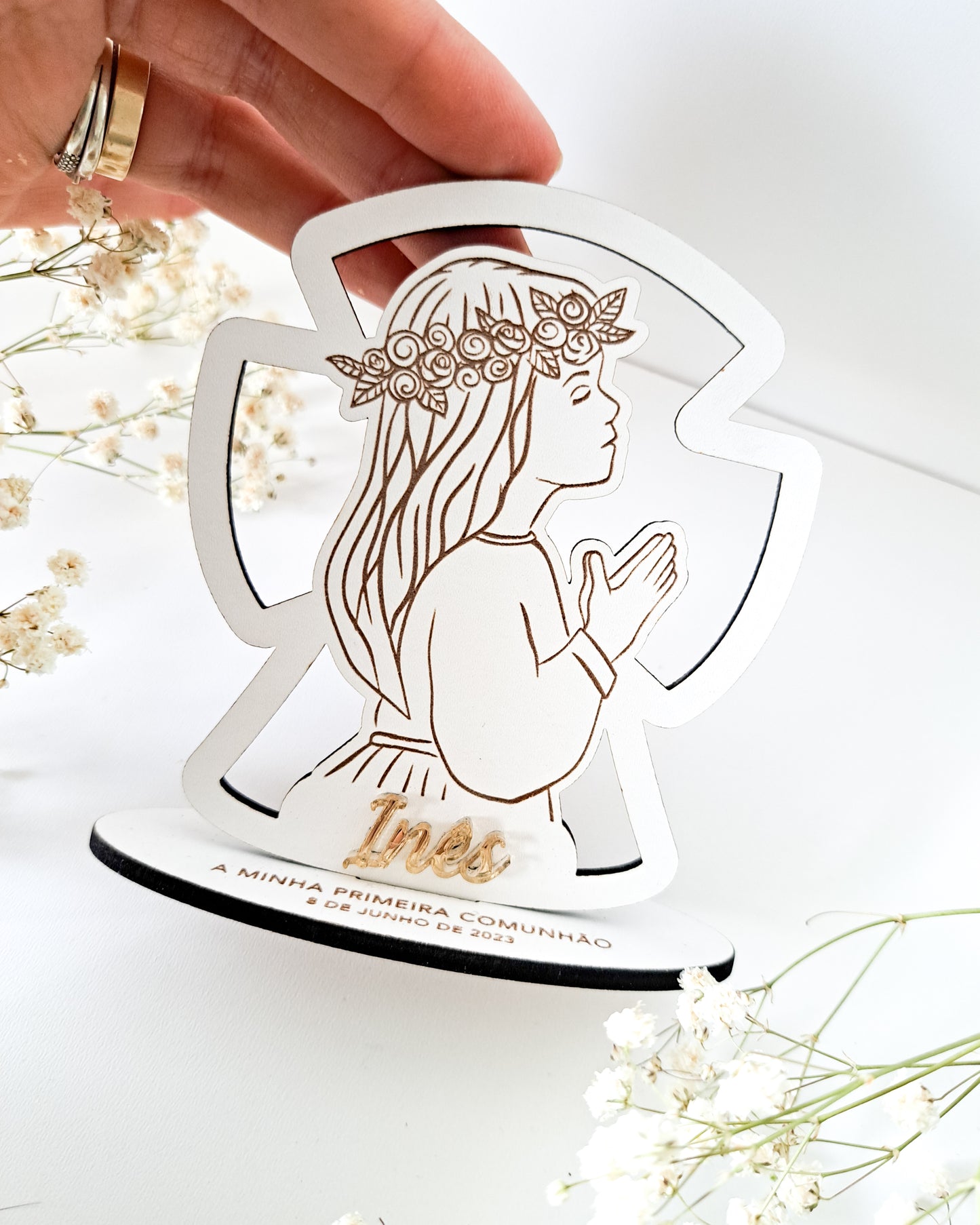 Lembrança Menina Oração