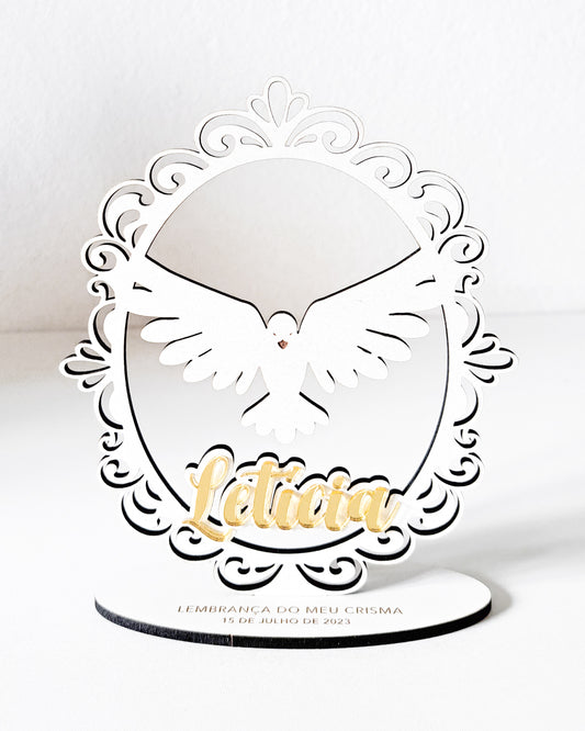 Lembrança Crisma - Pomba (Divino Espirito Santo)