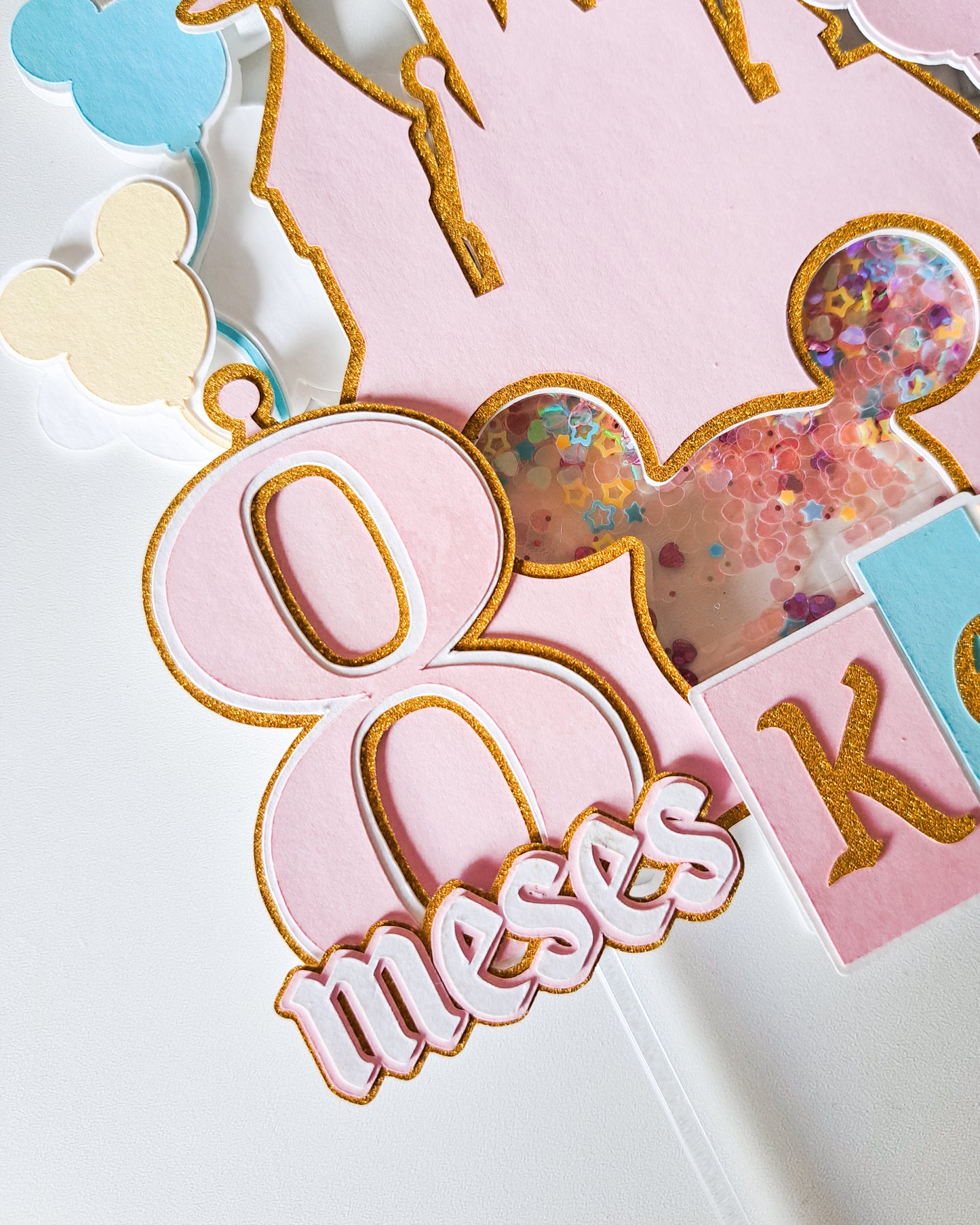 Topo de Bolo Castelo Mickey