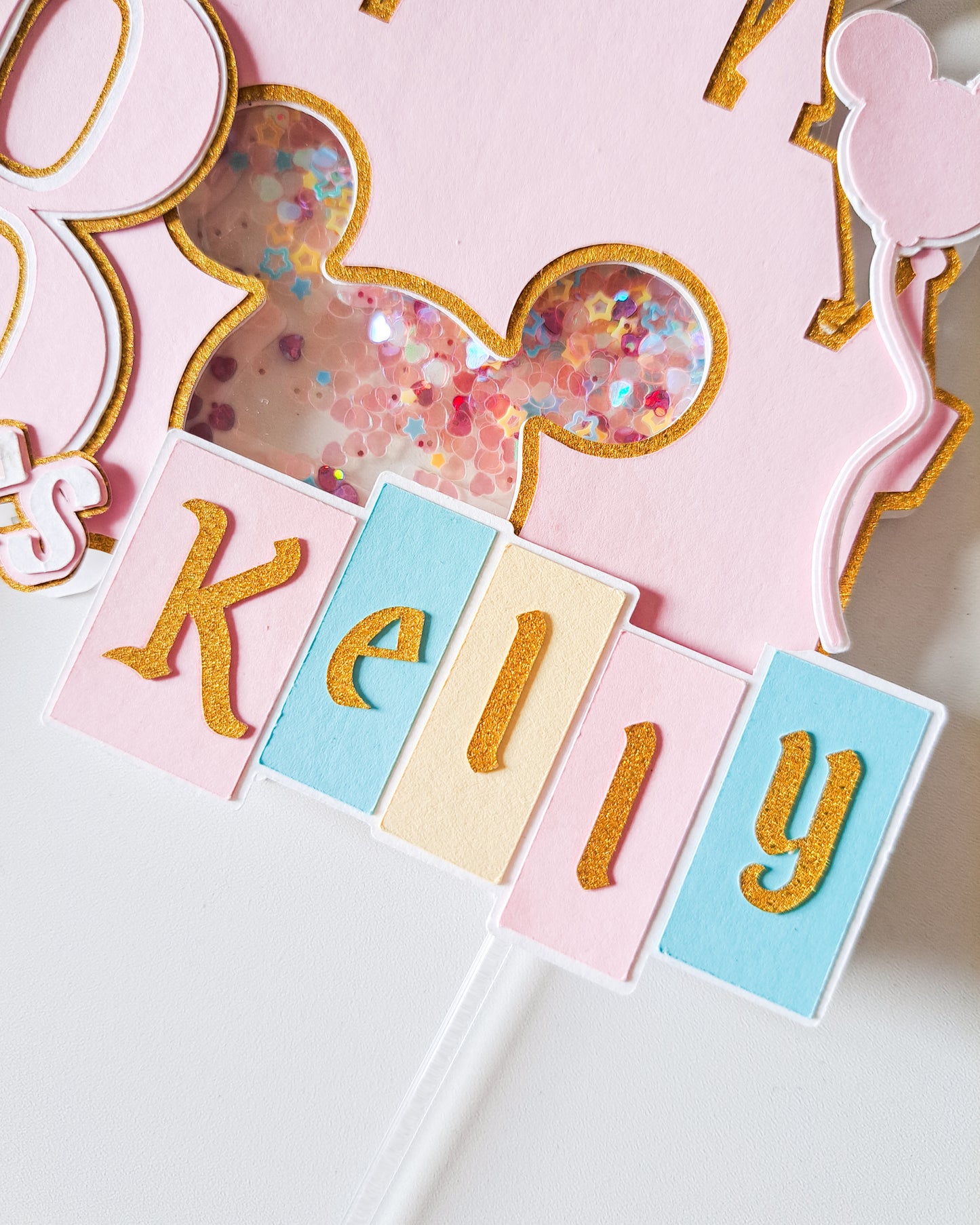 Topo de Bolo Castelo Mickey