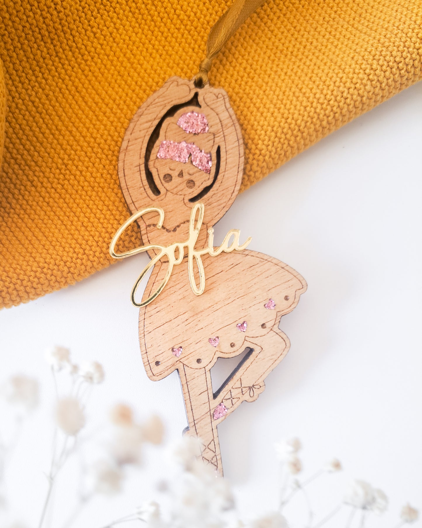 Enfeite de Natal Personalizado - Bailarina