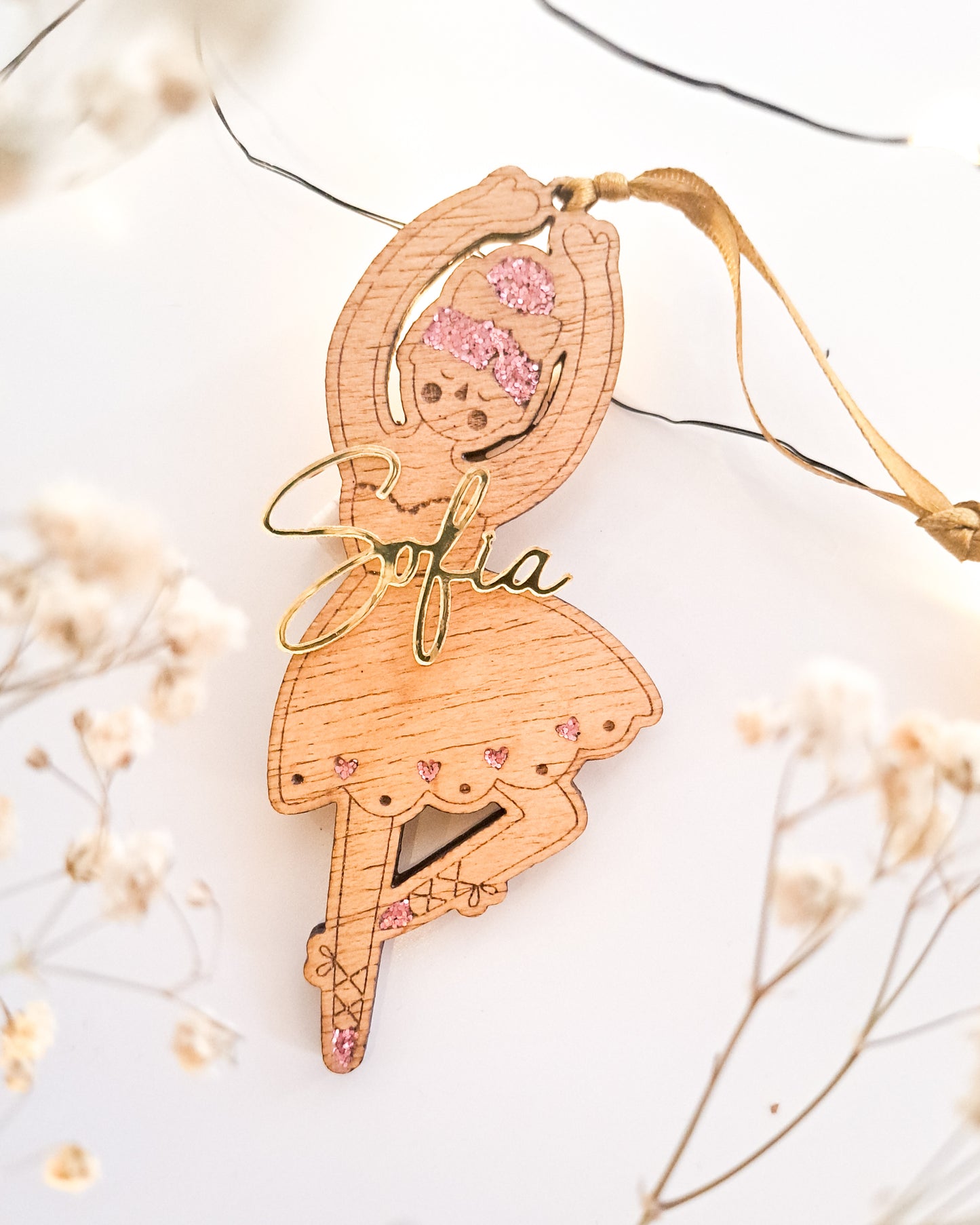 Enfeite de Natal Personalizado - Bailarina