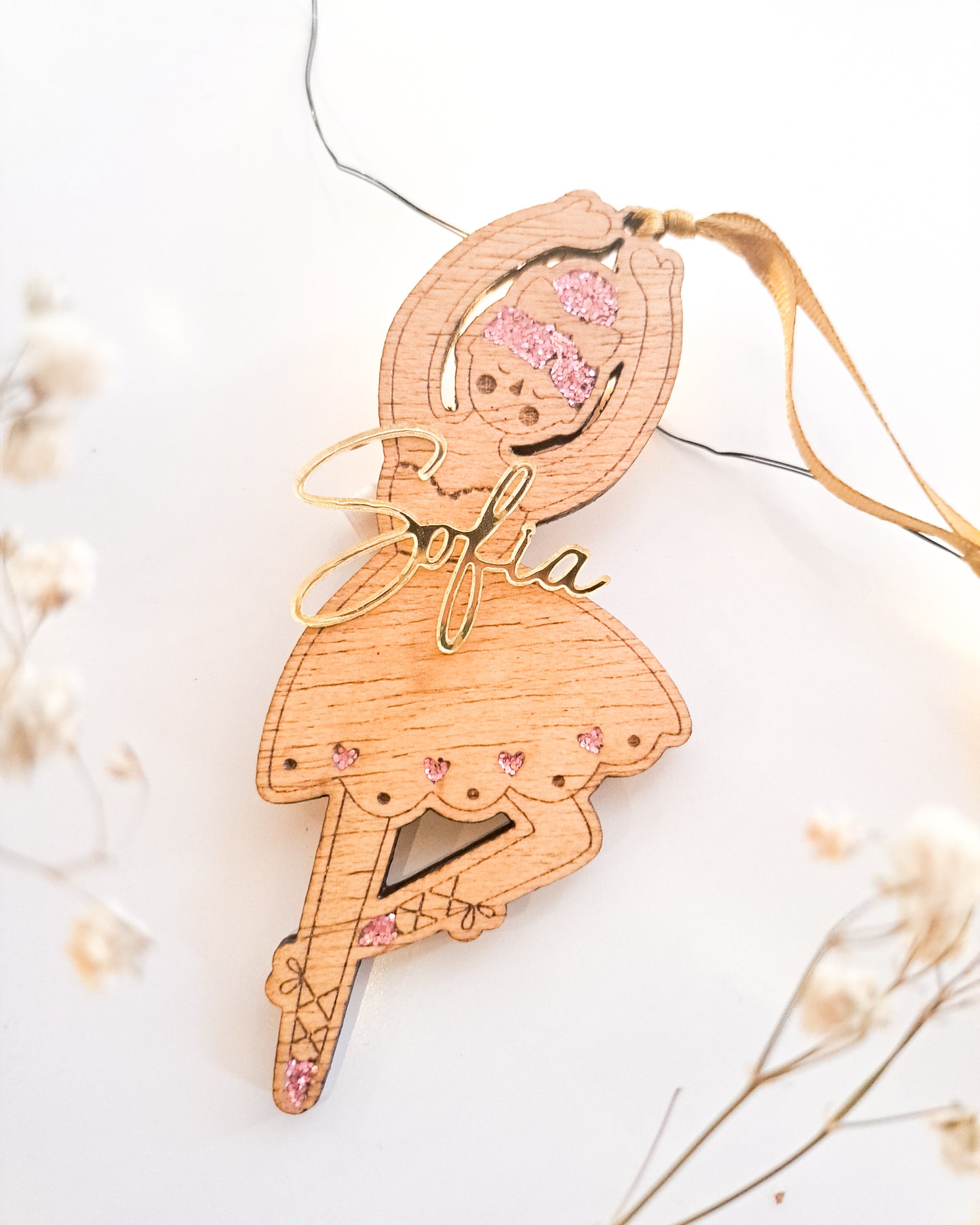 Enfeite de Natal Personalizado - Bailarina