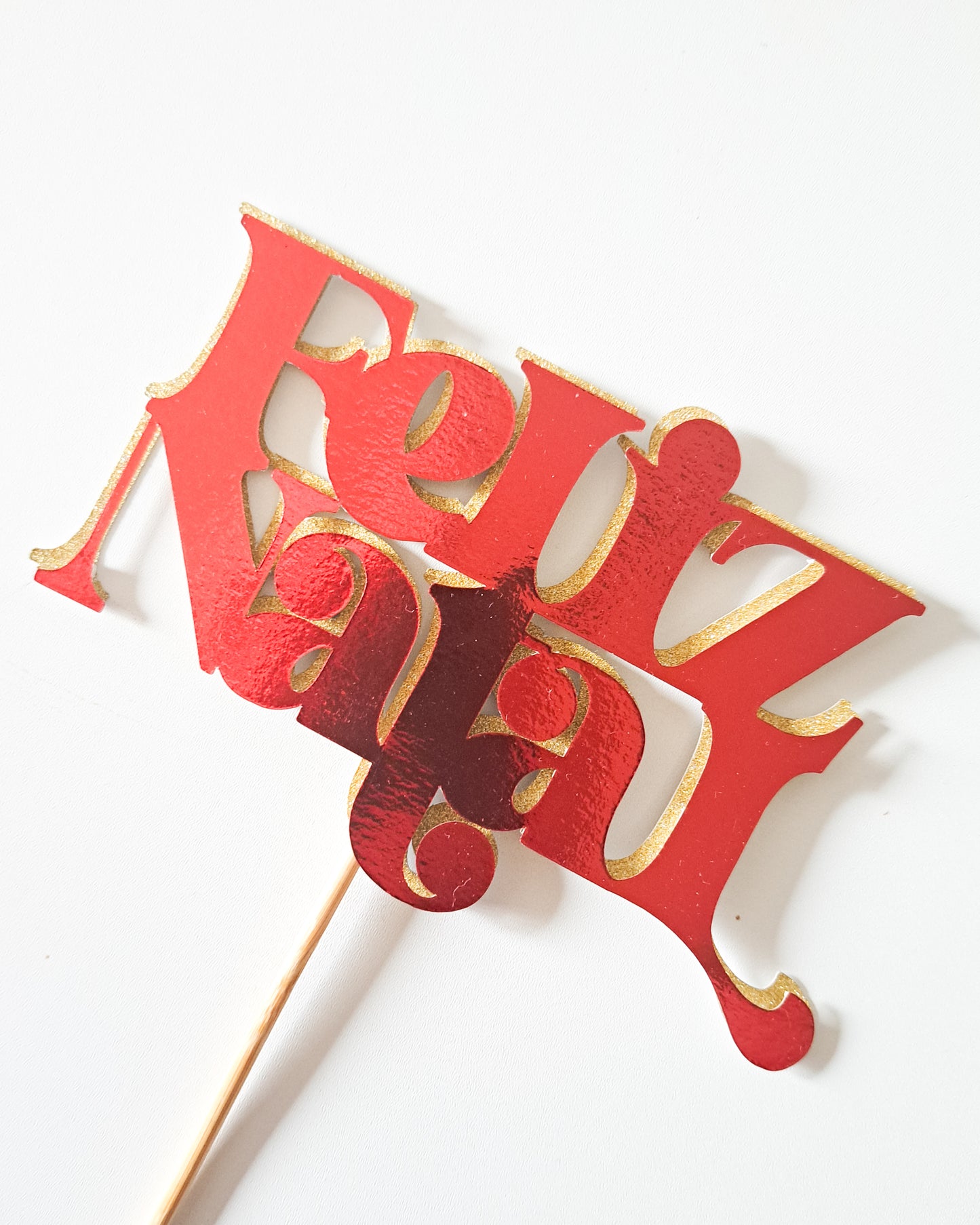 Topos de Bolo "Feliz Natal"