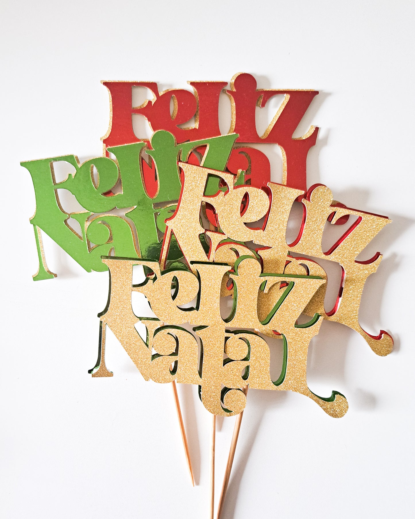 Topos de Bolo "Feliz Natal"