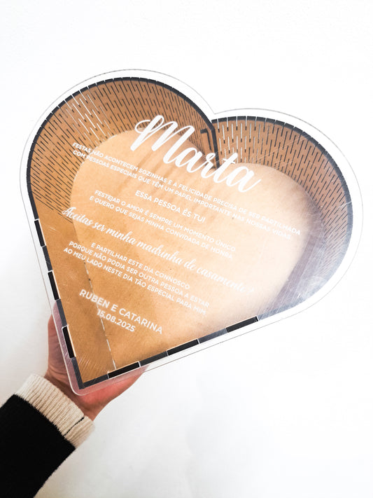 Caixa Coração Personalizada