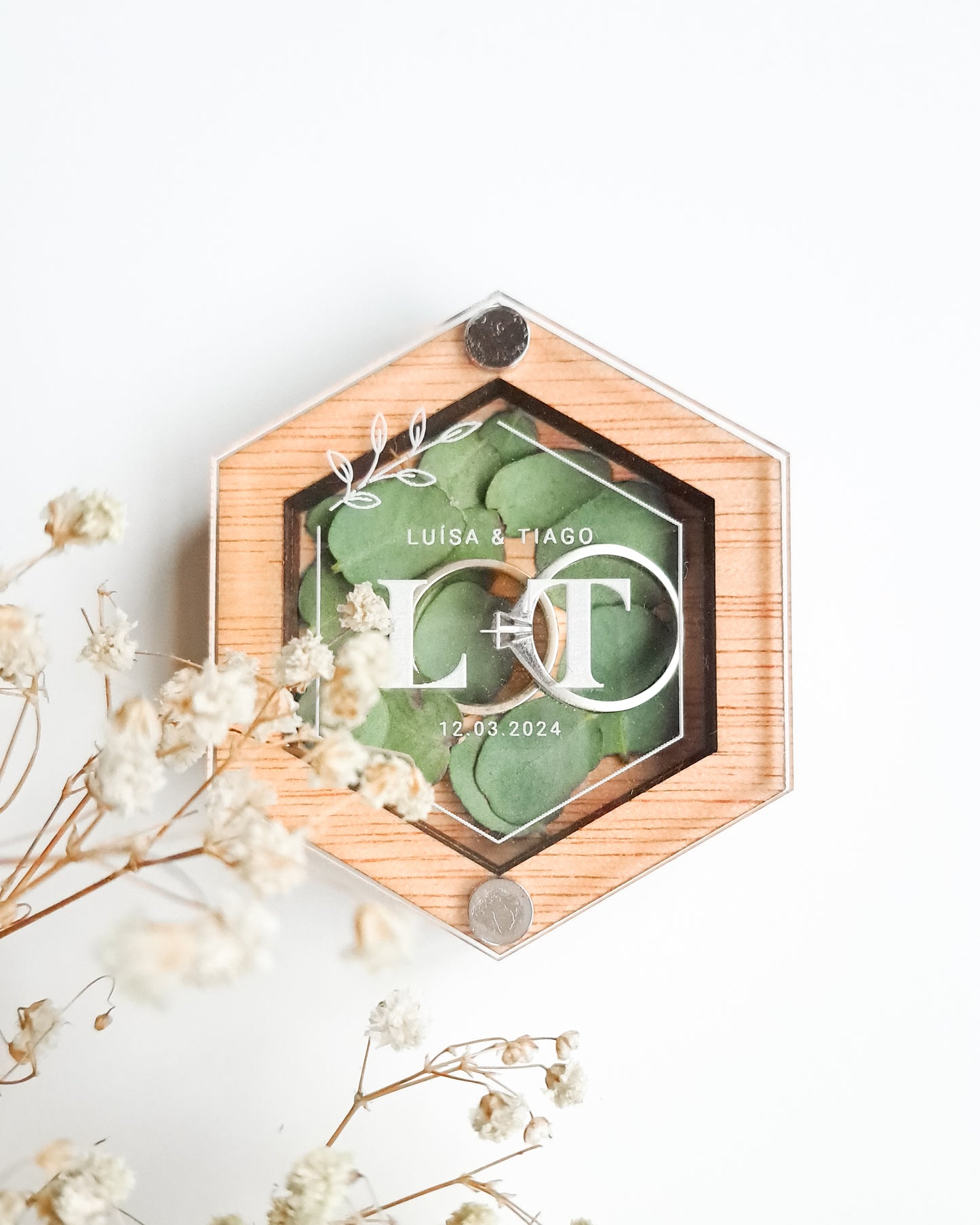 Porta Alianças Hexágono