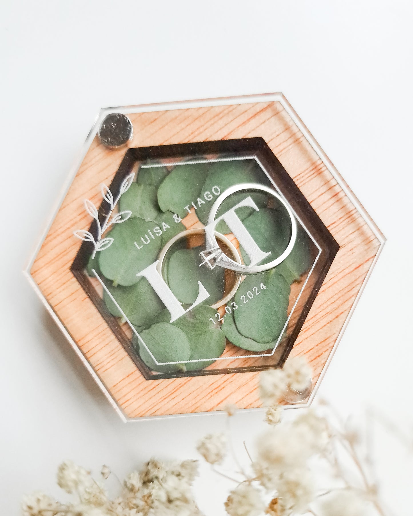 Porta Alianças Hexágono