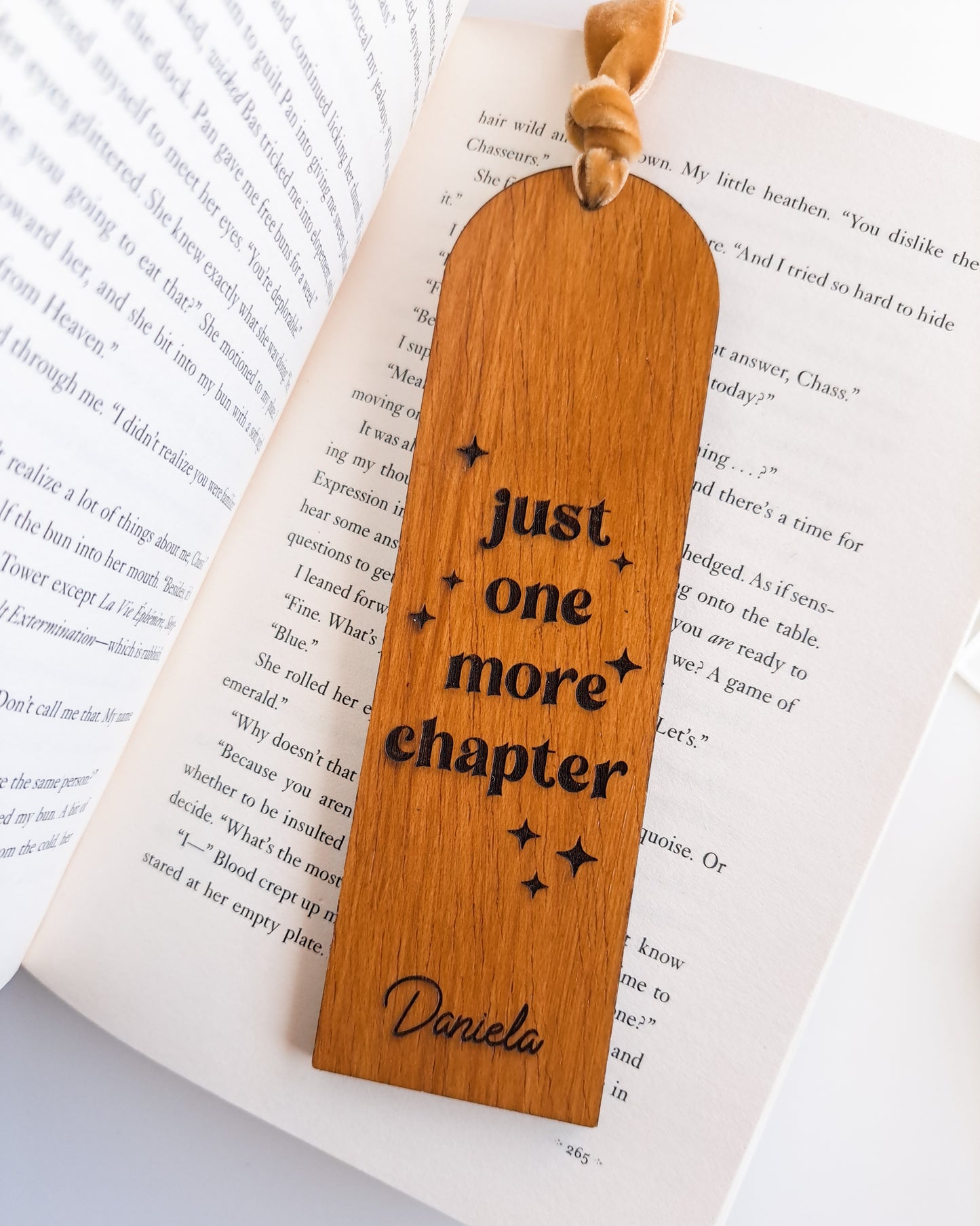 Marcador de Livro Acrílico/Madeira Personalizado