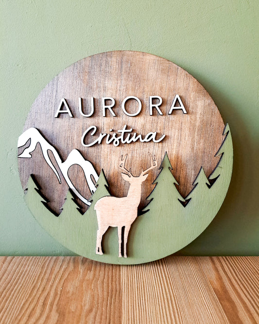 Placa Quarto Criança c/ Nome