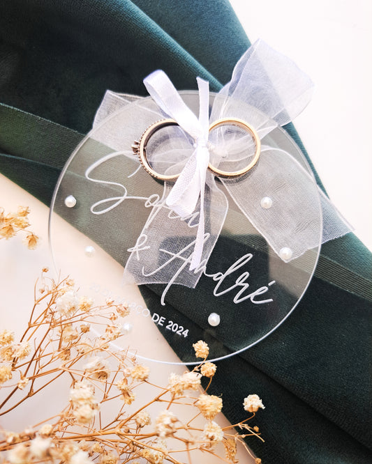 Porta Alianças Acrílico