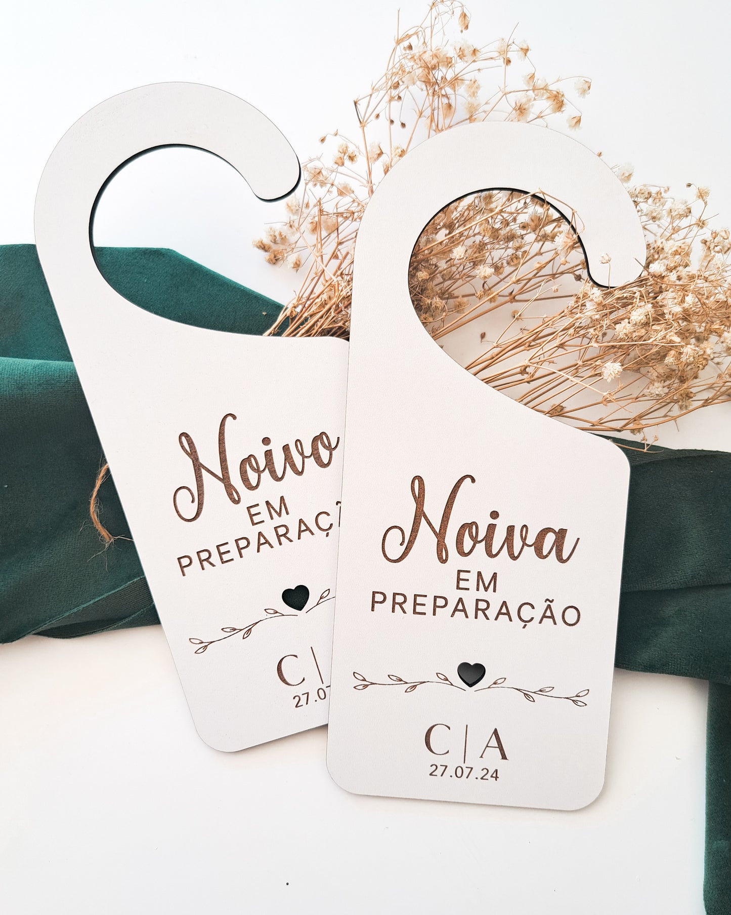 Placa Porta "Noiva em Preparação"