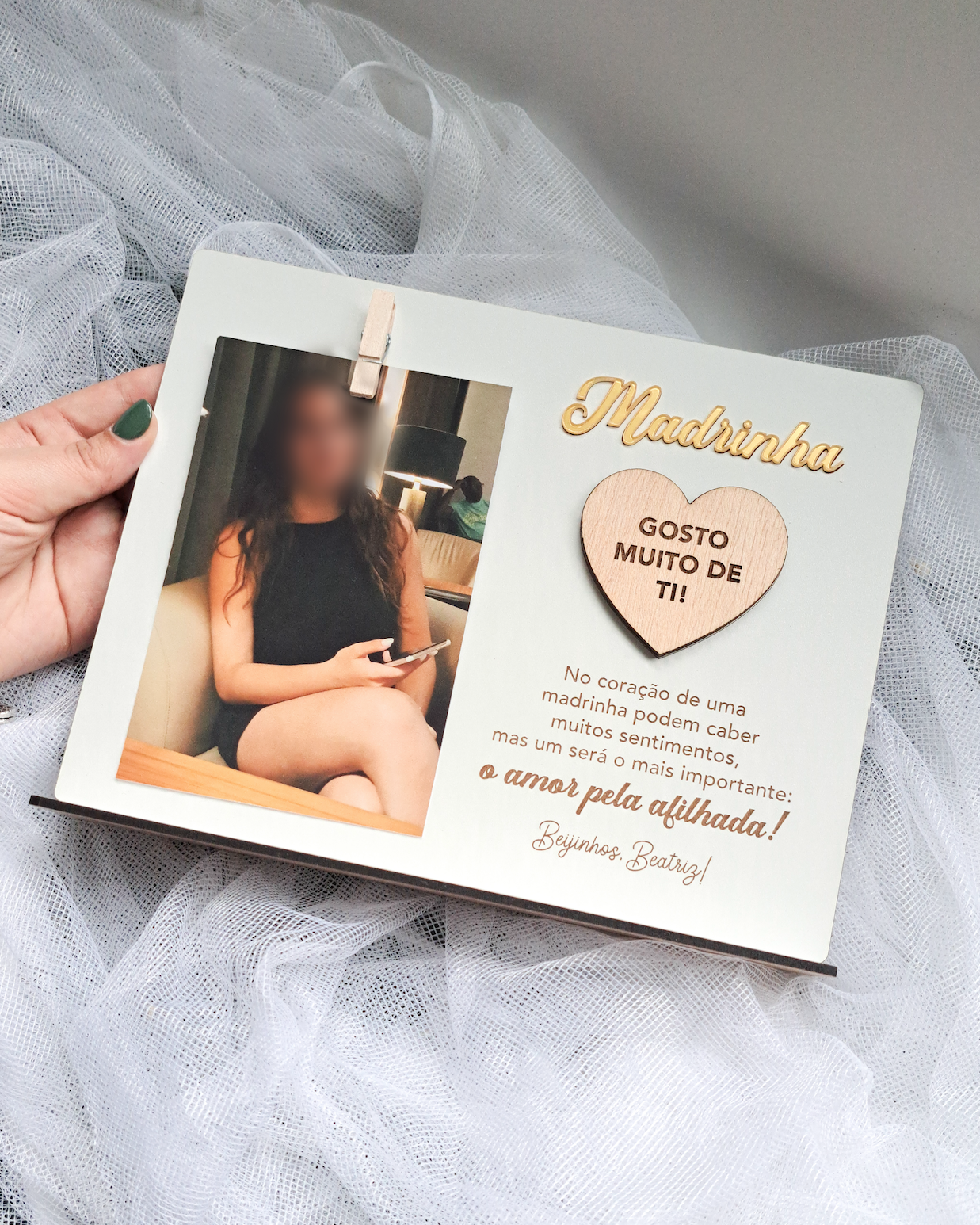Moldura Padrinhos Personalizada