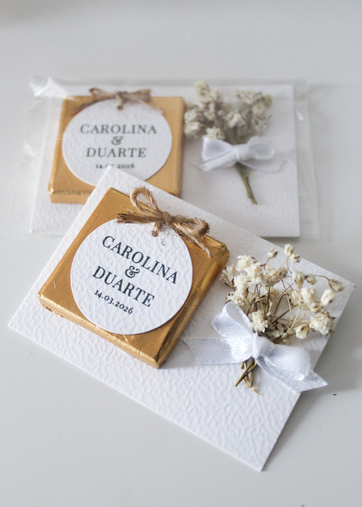 Napolitana Chocolate - Lembrança Casamento