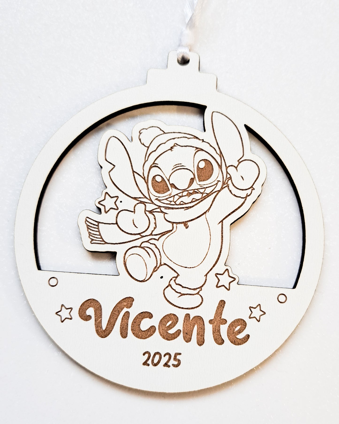Bola de natal personalizada - Stitch