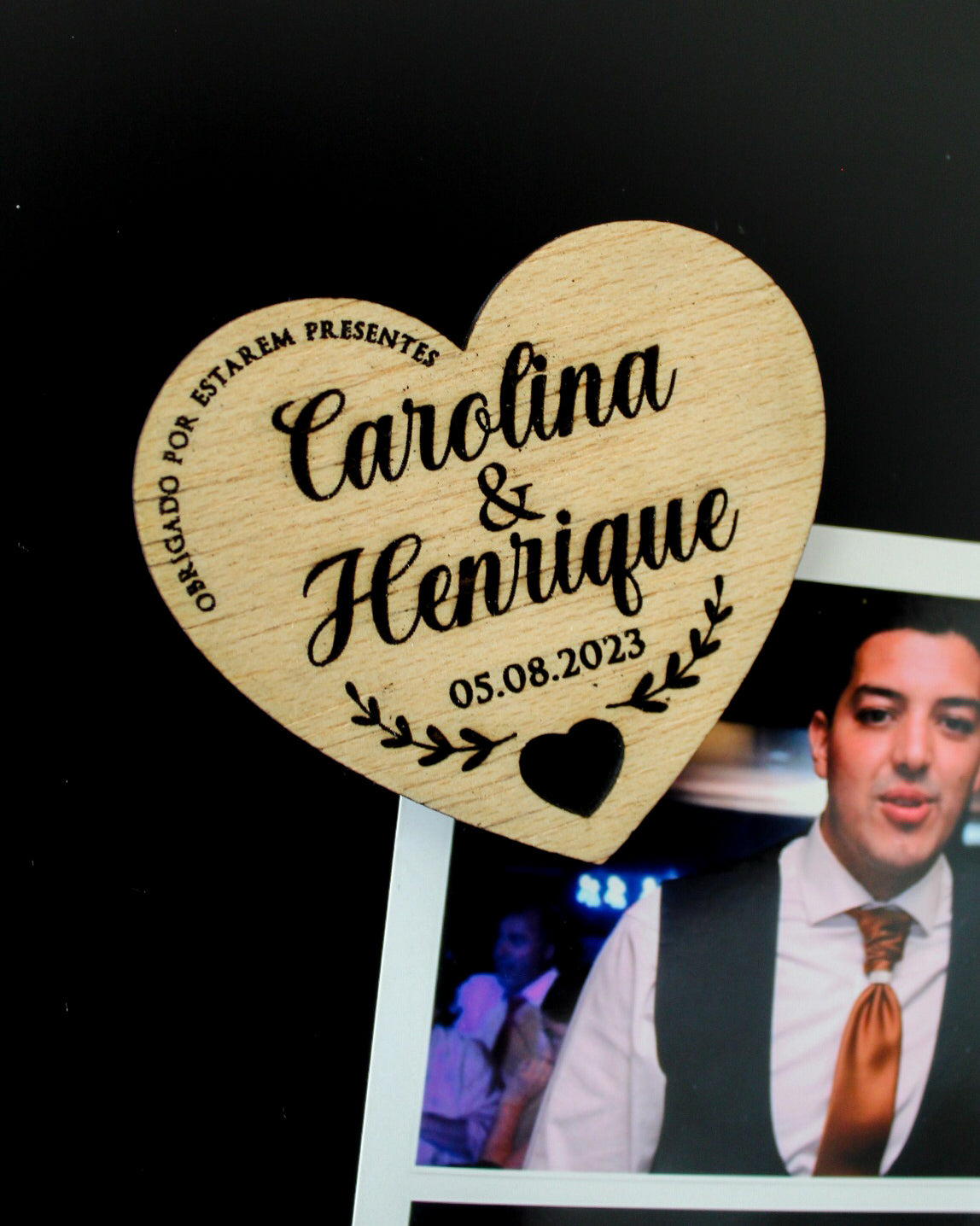 Íman coração - Lembrança Casamento