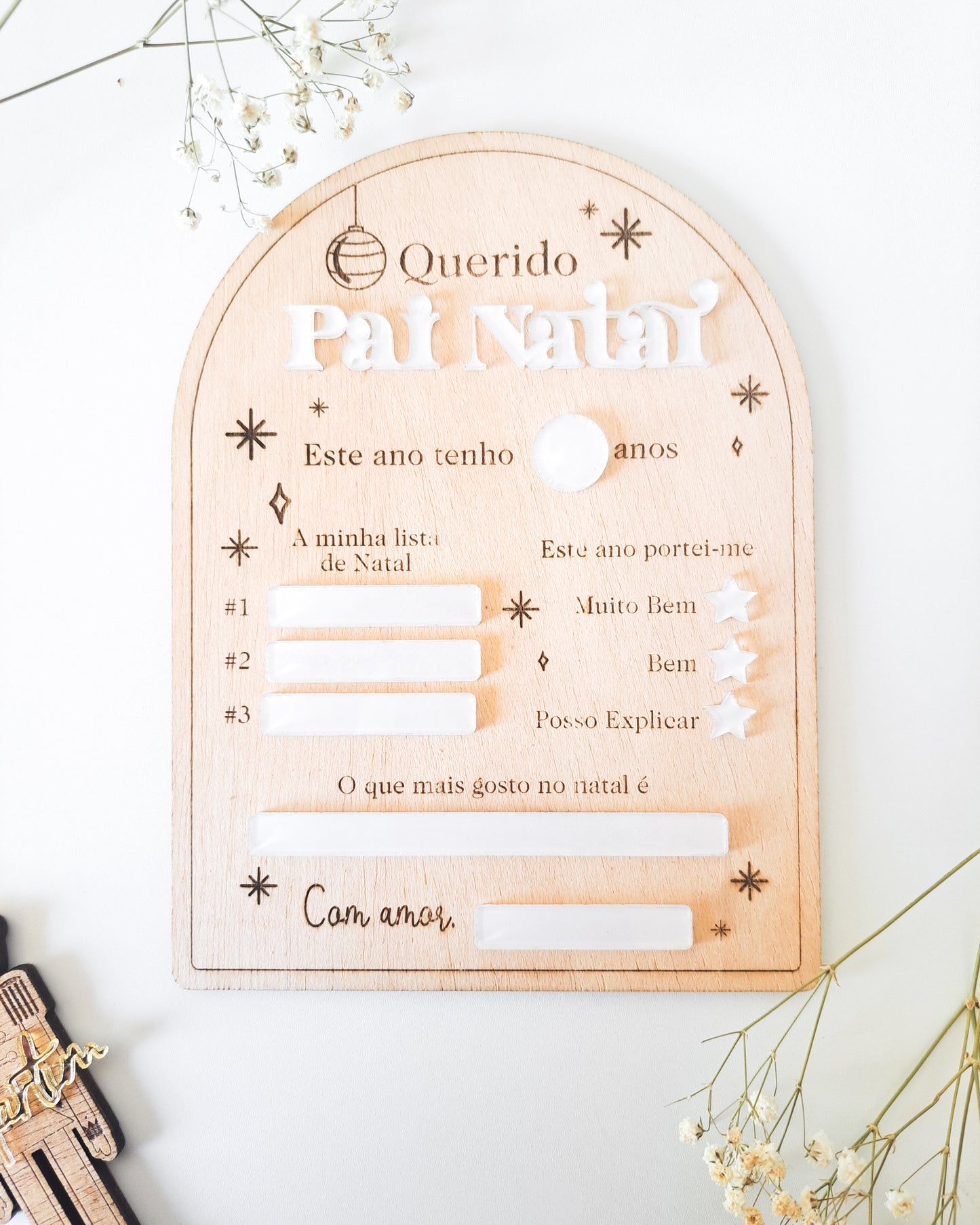 Quadro Querido Pai Natal