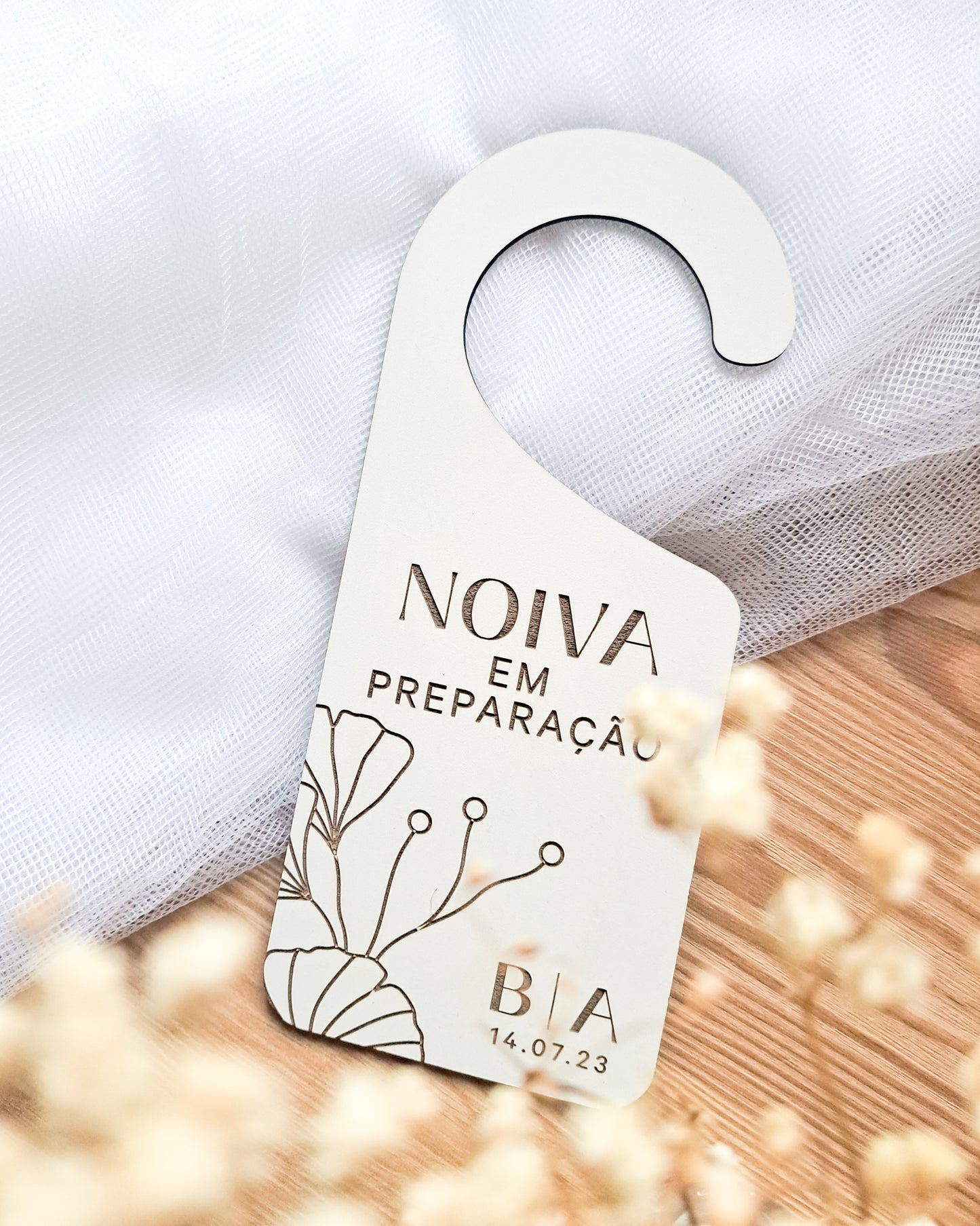 Placa Porta "Noiva em Preparação"