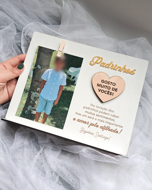 Moldura Padrinhos Personalizada