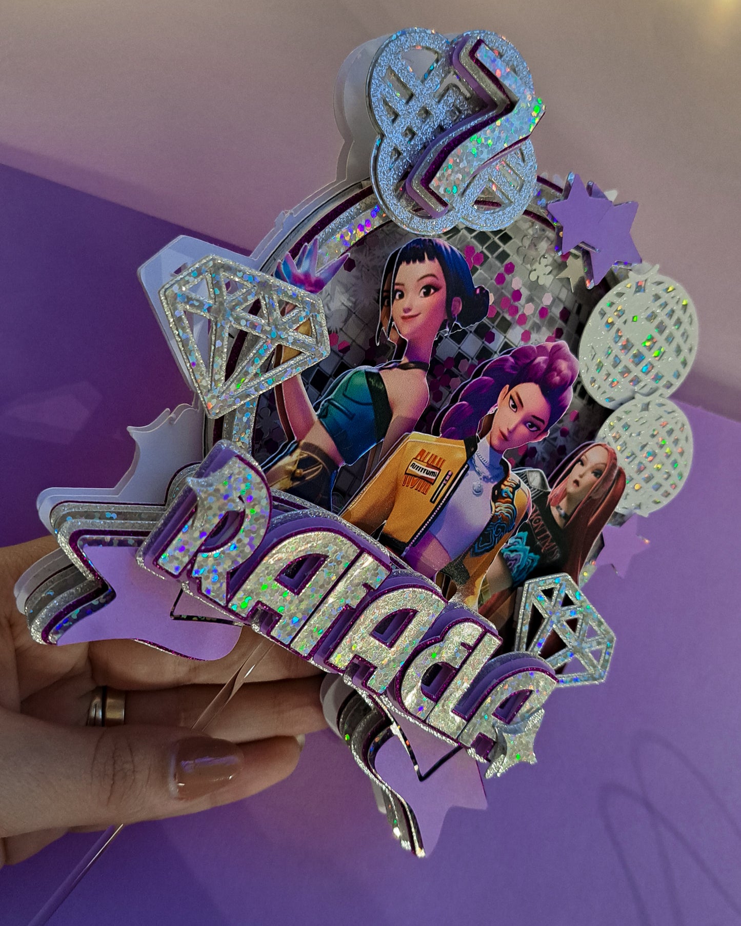 Topo de Bolo “Guerreiras do K-Pop”