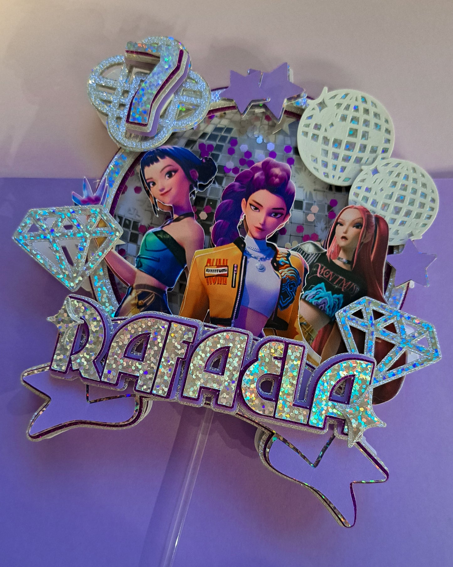 Topo de Bolo “Guerreiras do K-Pop”